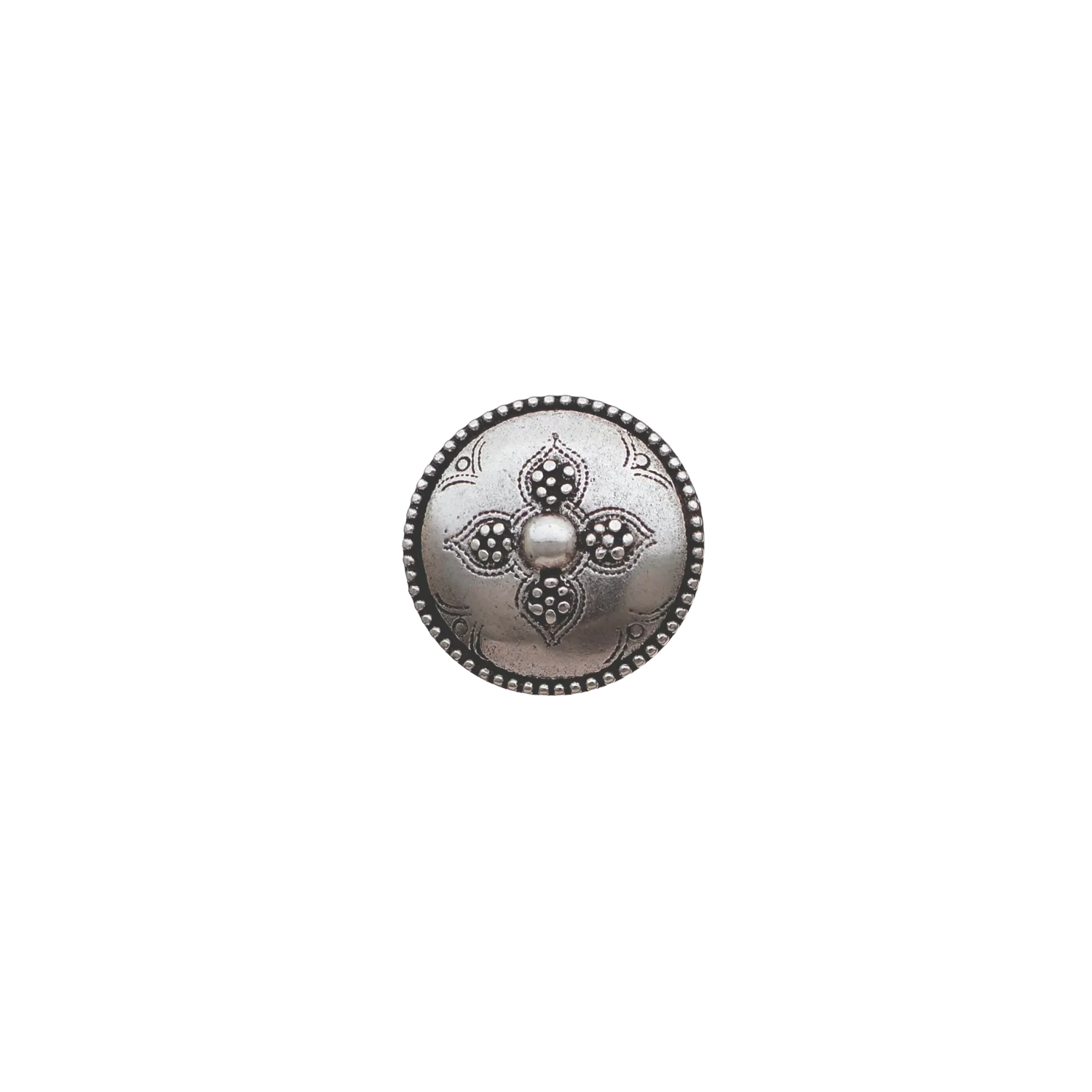 Decorative belt buckle in English Silver.