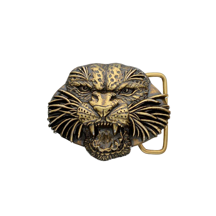 Old gold belt buckle (model 100395-40-2) with Italian design, antique metallic finish, durable fashion accessory for men’s and women’s belts, versatile style for casual or formal wear.