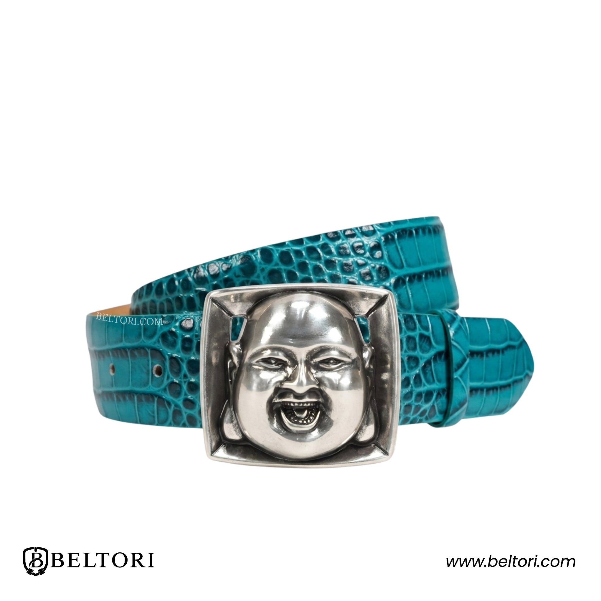 Buddha English Silver Complete Belt – Foresta Leather