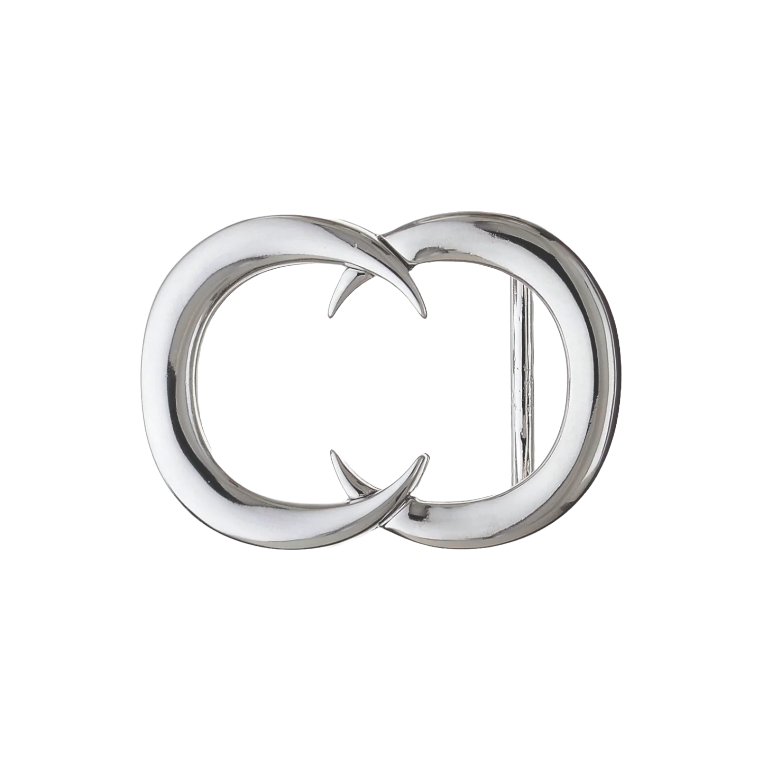 Twin Crescent 40mm buckle in Palladium Nickelfree HQ.