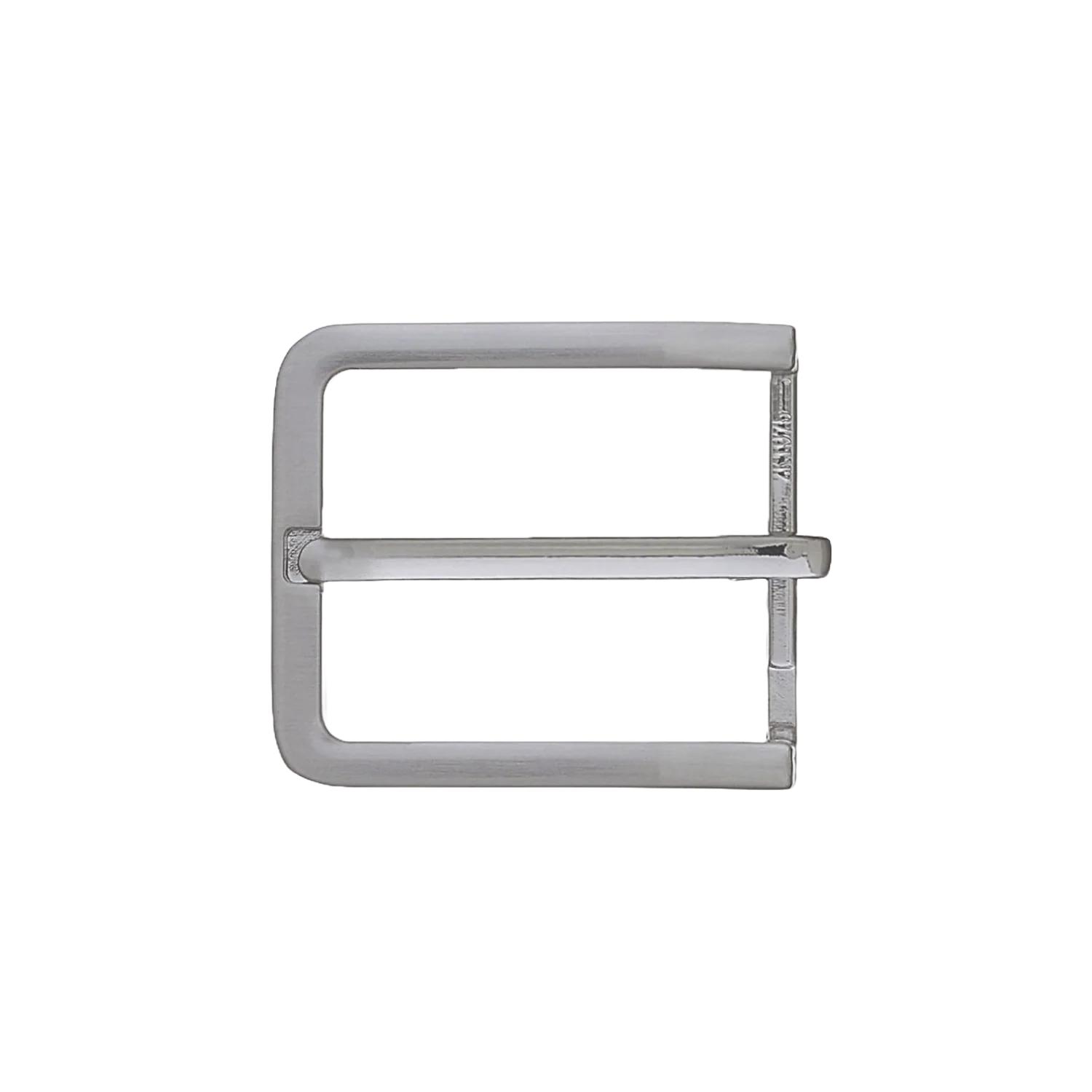 Minimal Square Frame 40mm belt buckle in Brushed Nickelfree.