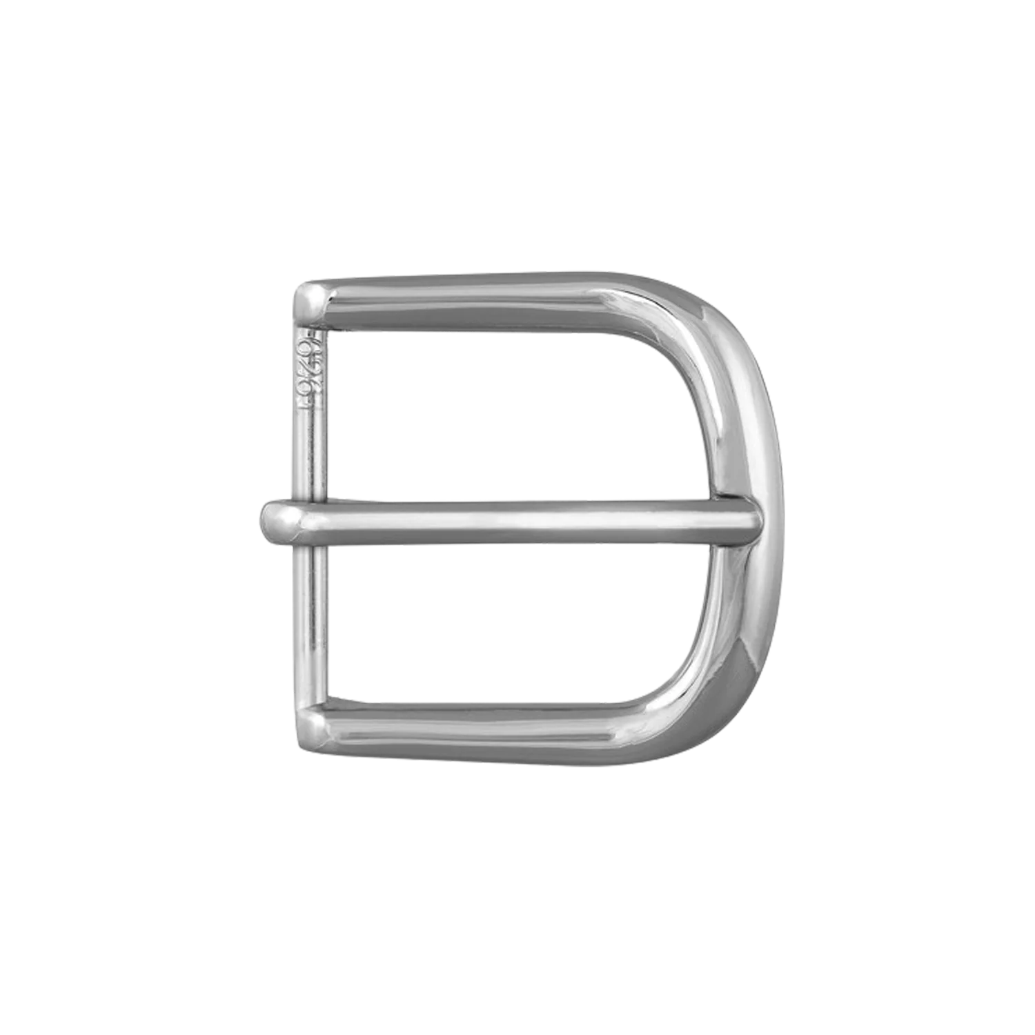 D-Frame Classic 40mm belt buckle in Shiny Nickelfree.