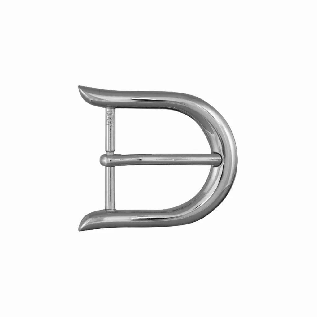 Rounded Arc Prong 40mm&nbsp;Belt Buckle – Palladium Nickelfree HQ, Zamak