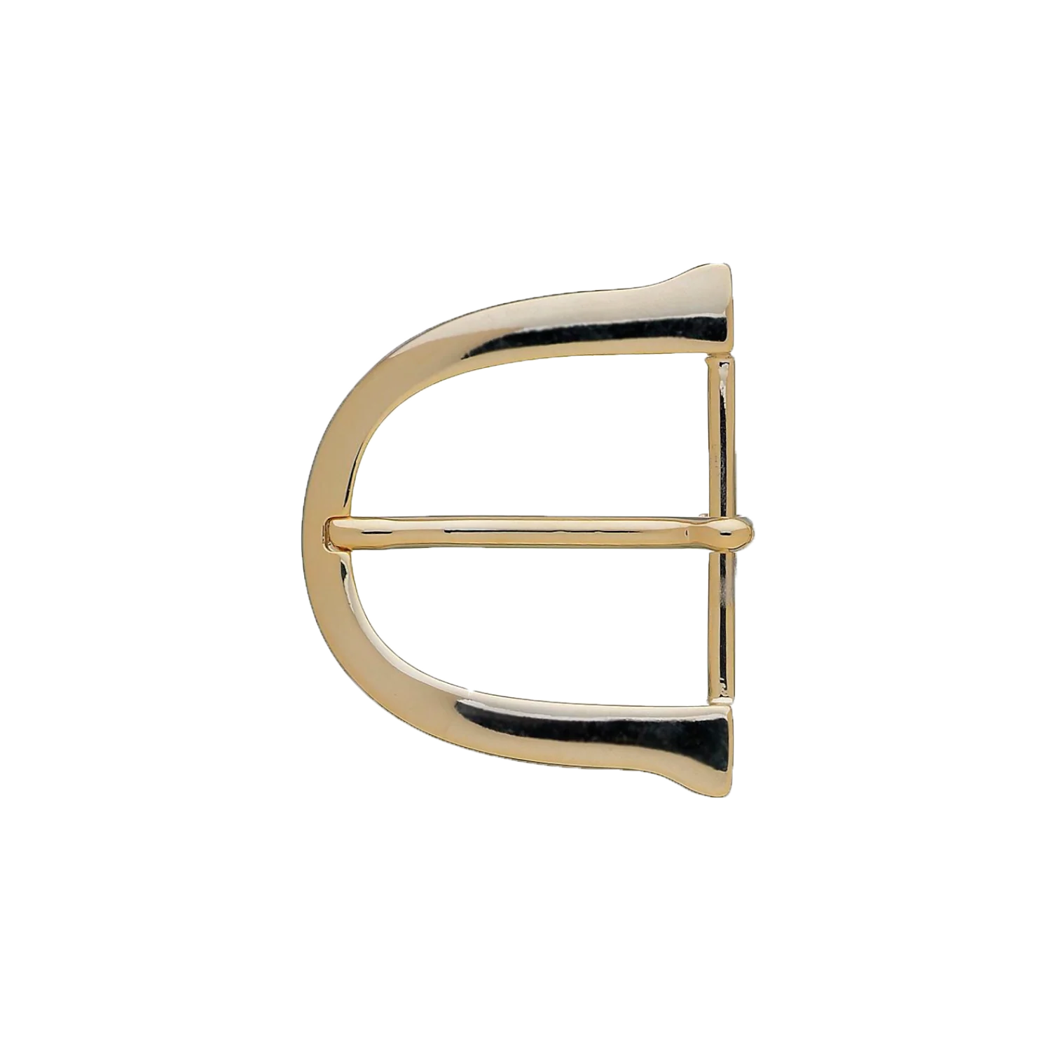 Tapered D-Frame 40mm Belt Buckle – Light Gold Palladium Nickelfree HQ, Zamak