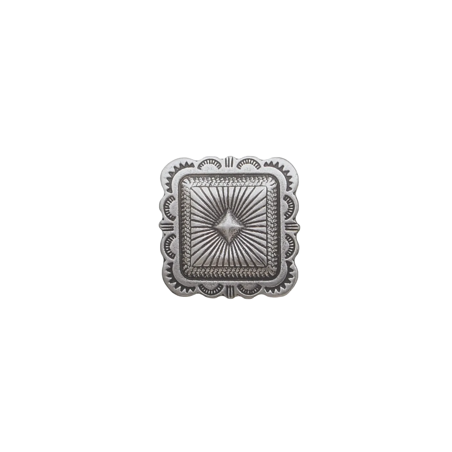 Decorative belt buckle in English Silver. Designed